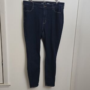Old Navy Super Skinny High Rise Size 16 Dark Wash